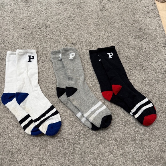 Polo by Ralph Lauren Athletic Socks Black and Gray Performance Comfort - Picture 1 of 5